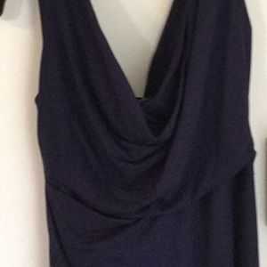 Navy blue evening gown. New with tags.